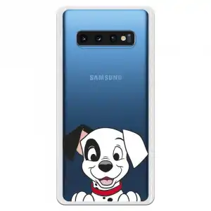 Funda Para Samsung Galaxy S10 Plus Oficial De Disney Cachorro Sonrisa - 101 Dálmatas
