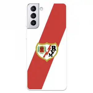 Funda Para Samsung Galaxy S21 Plus Del Rayo Vallecano Escudo - Licencia Oficial Rayo Vallecano