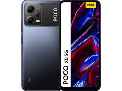 Móvil - Pocophone X5, Negro, 256 GB, 8 GB RAM, 6.67" FHD+ AMOLED DotDisplay, Snapdragon® 695, 5000 mAh, Android