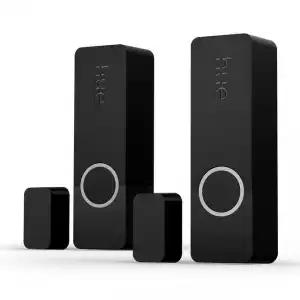 Philips - Pack de 2 Sensores de contacto de seguridad Philips Hue negro.