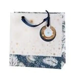 Bolsa de regalo Lunas, estrellas y flores 25x25x11cm