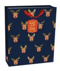 Bolsa para regalo Legami L Rudolph Pattern
