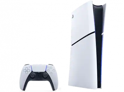 Consola - Sony PlayStation 5 Slim Digital Edition, 1 TB SSD, 4K, mando, Chasis D, Blanco
