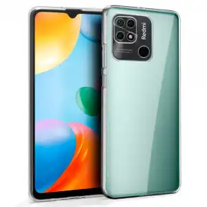Cool Funda de Silicona Transparente para Xiaomi Redmi 10C