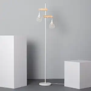 Efectoled Lámpara De Pie Monah Smart Wifi Con Regulador Blanco