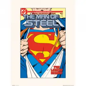 Erik Lámina DC The Man of Steel Sce 1 40x30cm
