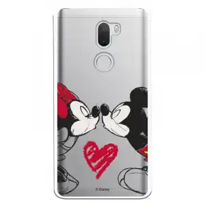 Funda Para Xiaomi Mi 5s Plus Oficial De Disney Mickey Y Minnie Beso - Clásicos Disney