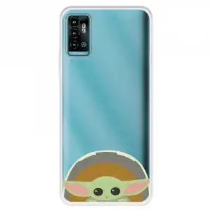 Funda Para Zte Blade A71 Oficial De Star Wars Baby Yoda Sonrisas - The Mandalorian