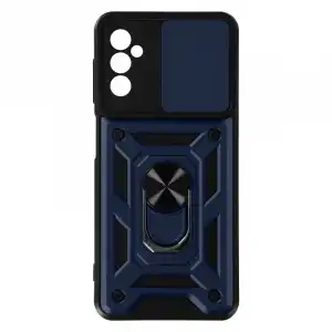 Funda Samsung Galaxy M52 5g Tapa Cámara Anillo Soporte Vídeo Azul