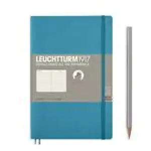 Libreta Leuchtturm Paperback B6 Líneas Tapa blanda Azul nórdico
