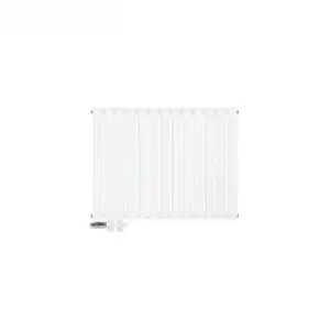 Panel Radiador Monocapa 600x780 Mm Blanco Con Base Juego De Conexión Ml-design