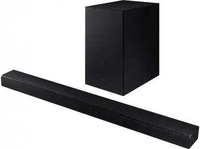 Barra de sonido - Samsung HW-A530/ZF, 380 W, Con subwoofer, Inalámbrico, 2.1 Canales, Dolby Digital 2.0, Negro