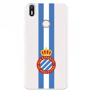 Funda Para Bq Aquaris X Del Rcd Espanyol Escudo Albiceleste Escudo Albiceleste - Licencia Oficial Rcd Espanyol