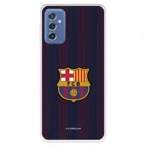 Funda para Samsung Galaxy M52 5G Licencia Oficial FC Barcelona Rayas Blaugrana