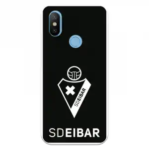 Funda Para Xiaomi Mi A2 Del Eibar Escudo Fondo Negro - Licencia Oficial Sd Eibar