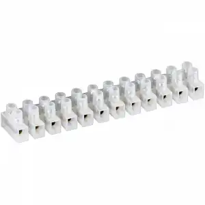 Goobay Regleta para Conexión de Cables Eléctricos de 5A 6mm Blanco