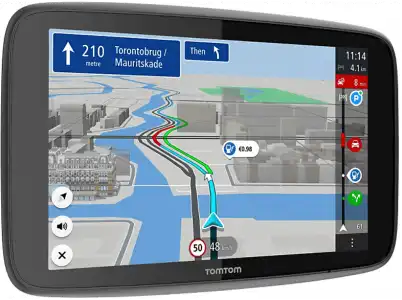 GPS - TomTom Go Discover 7, 7", El mundo entero, Para coches, Bluetooth, WiFi, Control por voz, Negro