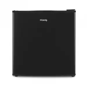 H.koenig FGX470 Mini Nevera Compacta con Puerta Reversible, Termostato Ajustable 45L Negra