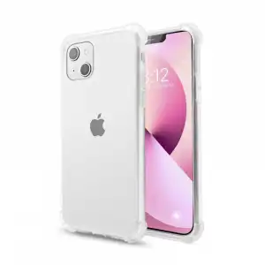 PcCom Essential Funda Antishock Transparente para iPhone 13 Mini
