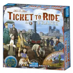 Asmodee ¡Aventureros Al Tren! Francia + El Viejo Oeste Juego de Mesa