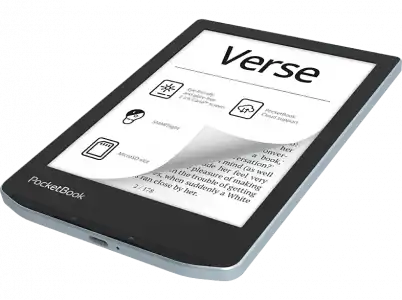 eBook - Pocketbook Verse, 6" E Ink Carta™, 8 GB, SMARTlight adaptativa, 212 DPI, Bright Blue