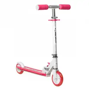 Homcom Patinete Infantil Plegable 2 Ruedas Rosa