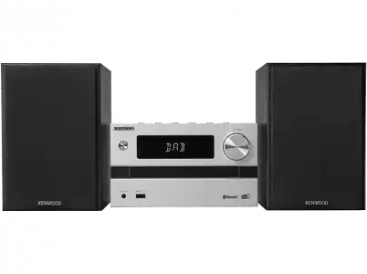 Microcadena - Kenwood M-720DAB, 50 W, Bluetooth, USB, AUX, Jack de 3.5 mm, Sintonizador FM, DAB+, CD, Negro