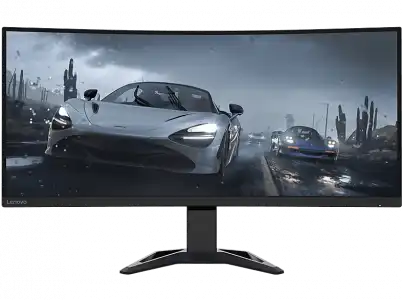 Monitor gaming - Lenovo G34w-30 , 34" QHD, 5 ms, 165 Hz, HDMI 2.0, DP 1.4, Raven Black