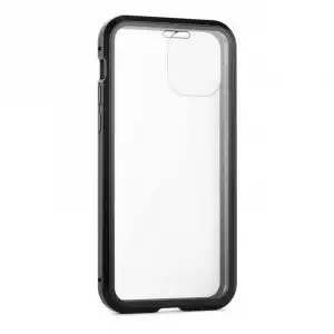 Muvit Funda Magnética 360 Bordes Negros para iPhone 11 Pro Max