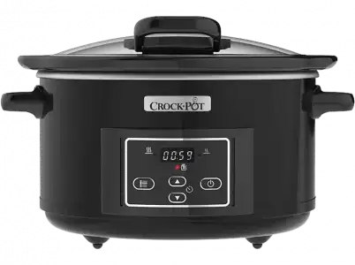 Olla - Crock-Pot CSC052X, De cocción lenta, 220 W, 4.7 l, Negro
