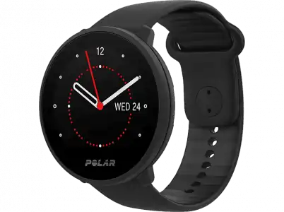 Reloj deportivo - Polar Unite, Negro, GPS, Frecuencia cardiaca, Táctil, Resistente al agua, 15.5-21 cm, 1.2"