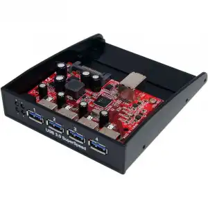 StarTech 35BAYUSB3S4 Panel 4x USB 3.0 para Bahía Frontal 3.5"