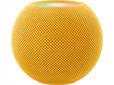APPLE HomePod mini (2021), Altavoz inteligente, Siri, 360º, Bluetooth®, WiFi, HomeKit, Domótica, Amarillo