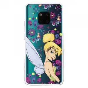 Funda Oficial Disney Campanilla Flores Transparente Para Huawei Mate 20 Pro - Peter Pan