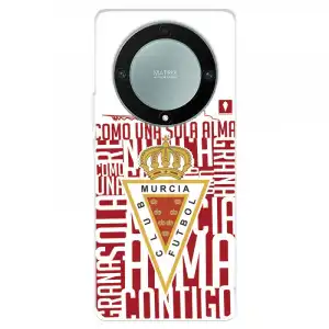 Funda Para Honor Magic5 Lite Del Real Murcia Escudo Fondo Blanco - Licencia Oficial Real Murcia