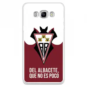 Funda Para Samsung Galaxy J7 2016 Del Albacete Escudo "del Albacete Que No Es Poco" - Licencia Oficial Albacete Balompié