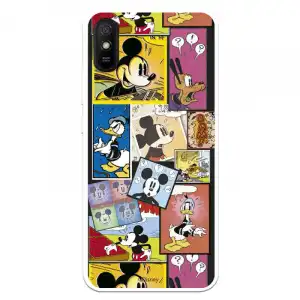Funda Para Xiaomi Redmi 9a Oficial De Disney Mickey Comic - Clásicos Disney