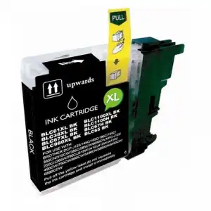 Inkpro Cartucho de Tinta Compatible con Brother LC980XL/1100XL Negro