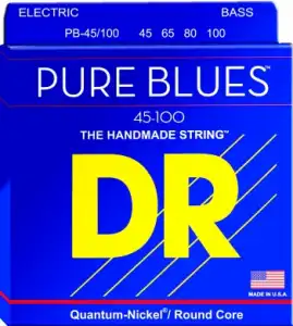 Juego De Cuerdas Para Bajo Dr Pb-45/100 Pure Blues