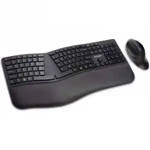 Kensington Pro Fit Ergo Pack Teclado Inalámbrico Bluetooth Negro Layout Inglés UK + Ratón