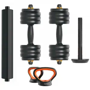 Xiaomi FED Kit de Mancuernas V2 + Barra + Pesa Rusa 40Kg