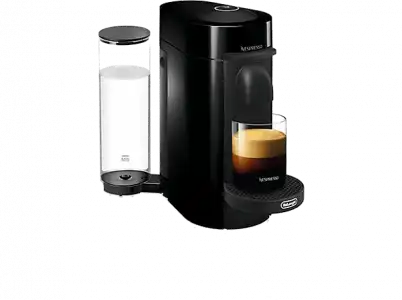 Cafetera de cápsulas - Nespresso De'Longhi Vertuo Plus ENV150.B, 19 bar, 1.2 l, 1260 W, Negro