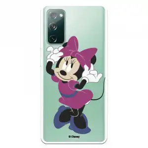 Funda Oficial Clásicos de Disney Minnie Rosa para Samsung Galaxy S20 FE