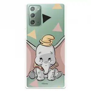 Funda Oficial de Disney Dumbo Silueta Transparente para Samsung Galaxy Note 20