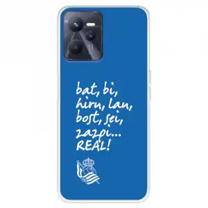 Funda Para Realme C35 Del Real Sociedad De Fútbol Real Grito Aficion - Licencia Oficial Real Sociedad De Fútbol