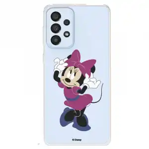 Funda Para Samsung Galaxy A33 5g Oficial De Disney Minnie Rosa - Clásicos Disney