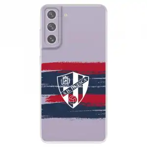 Funda Para Samsung Galaxy S21 Fe Licencia Oficial Sd Huesca Rayas Transparente