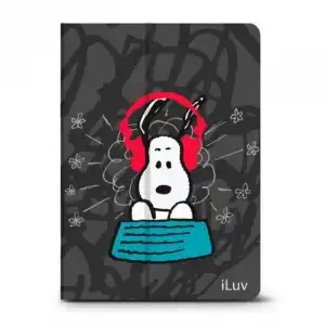 Iluv Funda Folio Stand Snoopy Negra para iPad Air 9.7"