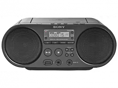 Radio CD - Sony BoomboxZsps50B, Negro