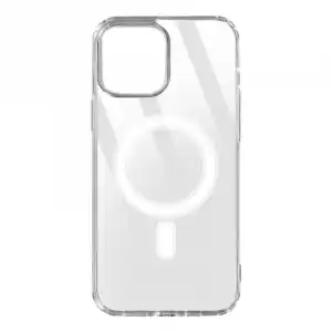 Avizar Funda Magsafe con Círculo Magnético Transparente para iPhone 11